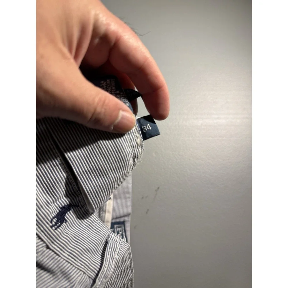 Polo Ralph Lauren Men All Over Pony Seersucker Shorts 34‎